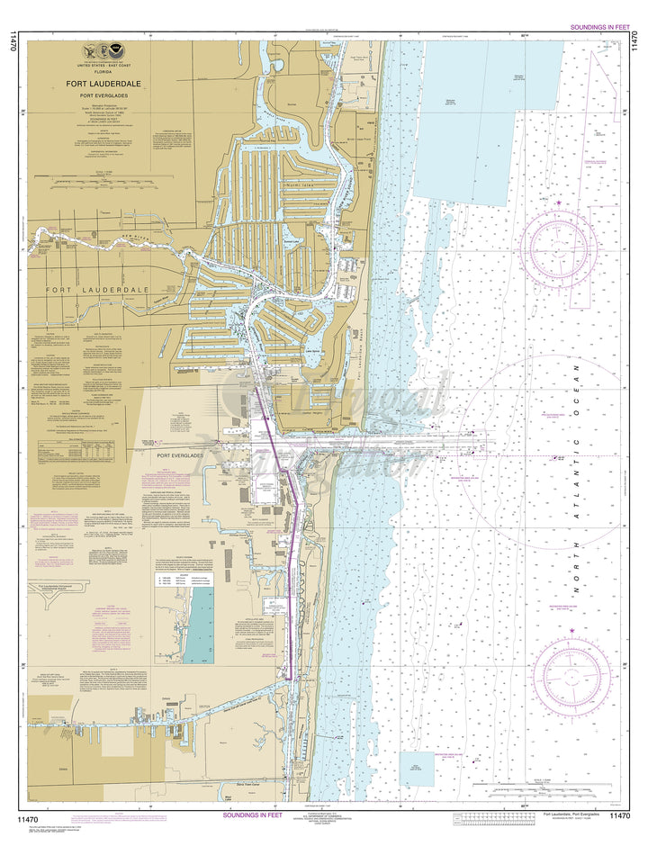 Archival NOAA Chart Fort – Lauderdale Port Everglades – Frugal Navigator